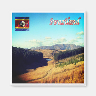 SZ003 SWAZILAND Landschaft, Afrika, Kühlschrank Magnet