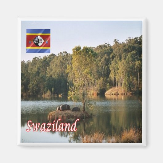 SZ007 SWAZILAND, Mlilwane Reserve, Afrika, Kühlsch Magnet (Vorne)