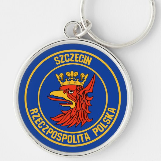 Szczecin RundEmblem Schlüsselanhänger (Vorne)