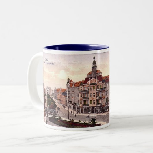Szczecin Souvenir Tasse (Vorderseite Links)