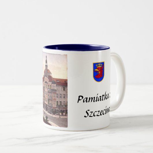 Szczecin Souvenir Tasse (VorderseiteRechts)