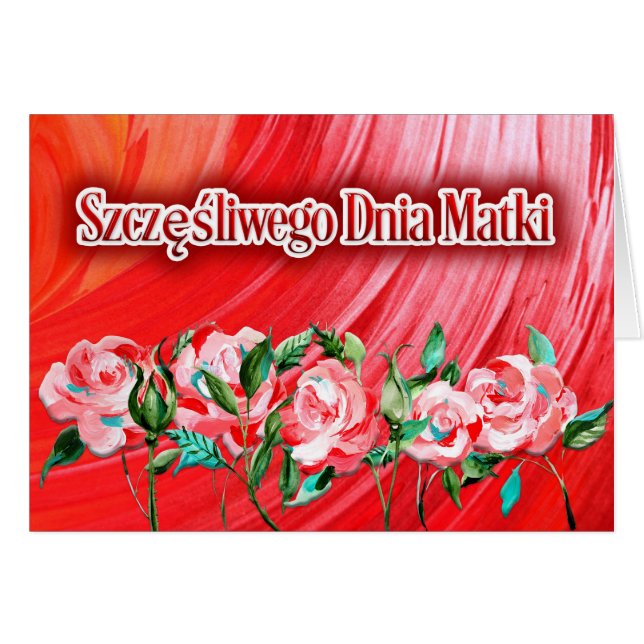 Szczęśliwego Dnia Matki - Karta (Vorderseite (Horizontal))