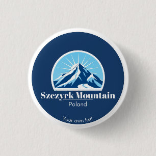 Szczyrk Berg Polen Zubehör Souvenir Button