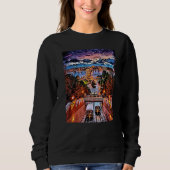 Széchenyi Chain Bridge Budapest Hungary Sweatshirt (Vorderseite)