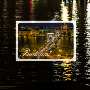 Széchenyi Chain Bridge Budapest, Ungarn Magnet