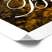 Szechenyi Chain Bridge Budapest, Ungarn Poster (Ecke)