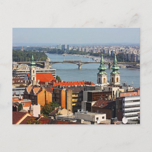 Szechenyi Chain Bridge, Budapest, Ungarn Postkarte (Vorderseite)