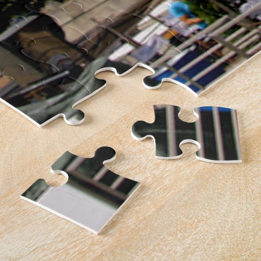 Széchenyi Chain Bridge, Budapest, Ungarn Puzzle (Seite)