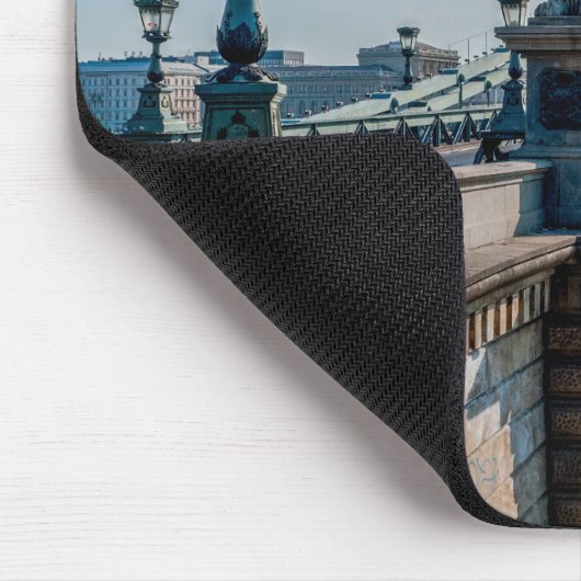 Szechenyi Chain Bridge in Budapest, Ungarn Mousepad (Ecke)