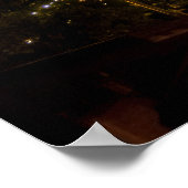 Széchenyi Chain Bridge in Budapest, Ungarn Poster (Ecke)