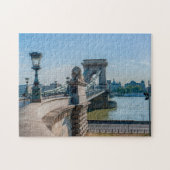 Szechenyi Chain Bridge in Budapest, Ungarn Puzzle (Horizontal)