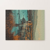 Széchenyi Chain Bridge Landschaft Budapest Ungarn Puzzle (Horizontal)