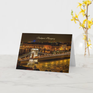 Szechenyi-Kettenbrücke, Budapest, Ungarn Karte