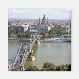 Szechenyi Kettenbrücke, Budapest, Ungarn Magnet
