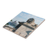 Széchenyi Kettenbrücke und Parlament von Budapest Fliese (Seite)