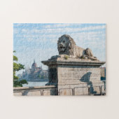 Széchenyi Kettenbrücke und Parlament von Budapest Puzzle (Horizontal)
