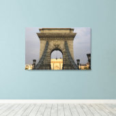 Szechenyi lanchid Szechenyi Chain Bridge), Leinwanddruck (Insitu (Holzboden))