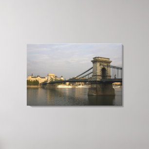 Szechenyi lanchid Szechenyi Kettenbrücke), 2 Leinwanddruck
