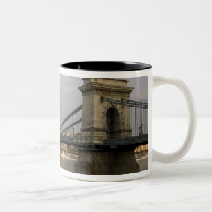 Szechenyi lanchid Szechenyi Kettenbrücke), 2 Zweifarbige Tasse