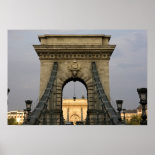 Szechenyi lanchid Szechenyi Kettenbrücke), Poster