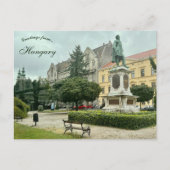 Széchenyi Square in Sopron Hungary Postkarte (Vorderseite)