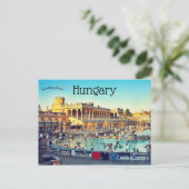 Szechenyi Thermal Wellness-Center Bäder Budapest U Postkarte (Stehend Vorderseite)