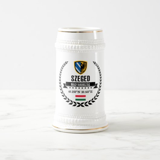 Szeged Bierglas (Mittel)