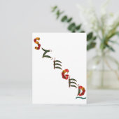 Szeged Chili Paprikaschoten Postkarte (Stehend Vorderseite)