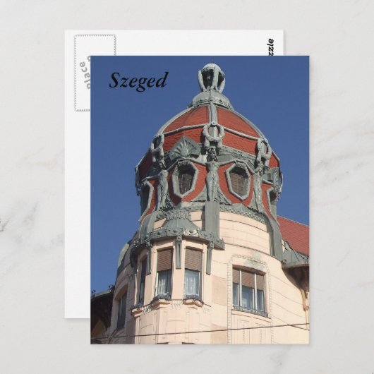 Szeged Postkarte (Vorne/Hinten)