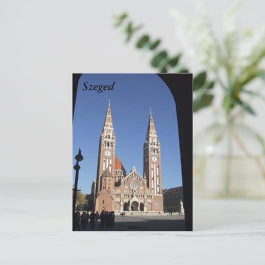 Szeged Postkarte (Stehend Vorderseite)