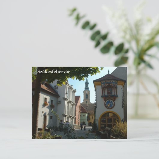 Székesfehérvár - Ungarn Postkarte (Stehend Vorderseite)