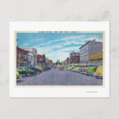 Szenarien der West First Street Business Section Postkarte (Vorderseite)