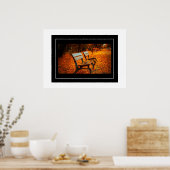 Szenario des Herbstfalls Poster (Küche)