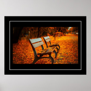 Szenario des Herbstfalls Poster