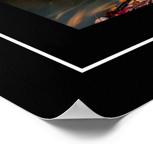 Szenario des Herbstfalls Poster (Ecke)