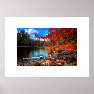 Szenario des Herbstfalls Poster