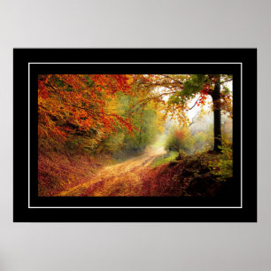Szenario des Herbstfalls Poster