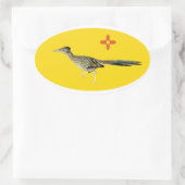 Szene 09 Roadrunner Ovaler Aufkleber (Tasche)