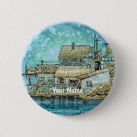 Szene am Kai Button (Vorderseite)