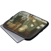 Szene am La-Ausflug-d'Argent Restaurant Laptopschutzhülle (Vorne Knopf)