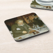 Szene am La-Ausflug-d'Argent Restaurant Untersetzer (Linke Seite)