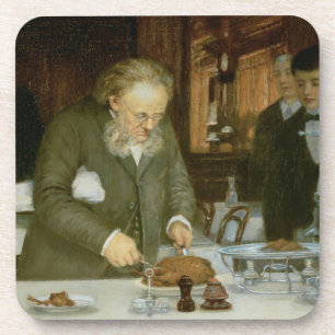 Szene am La-Ausflug-d'Argent Restaurant Untersetzer