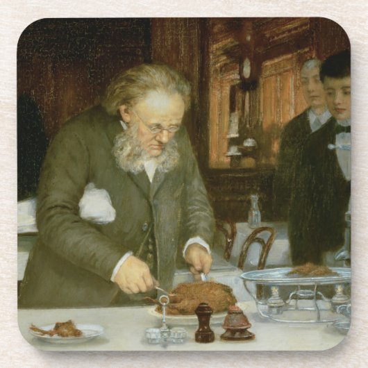 Szene am La-Ausflug-d'Argent Restaurant Untersetzer (Vorderseite)