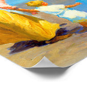 Szene am Strand von Edward Henry Potthast Poster (Ecke)