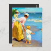 Szene am Strand von Edward Henry Potthast Postkarte (Vorne/Hinten)
