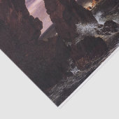 Szene an der Küste der Frederic Edwin Church Seidenpapier (Ausschnitt)
