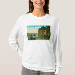 Szene an Shepperds Dell auf Columbia River T-Shirt