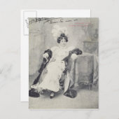 Szene aus Akt II der Oper "La Boheme" Postkarte (Vorne/Hinten)