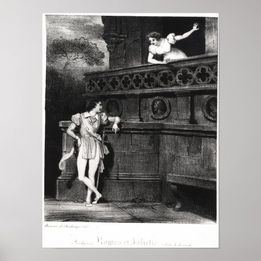 Szene aus Akt III von "Romeo und Julia" Poster (Vorne)