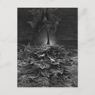 Szene aus "Das Regime des alten Mariners" 2 Postkarte